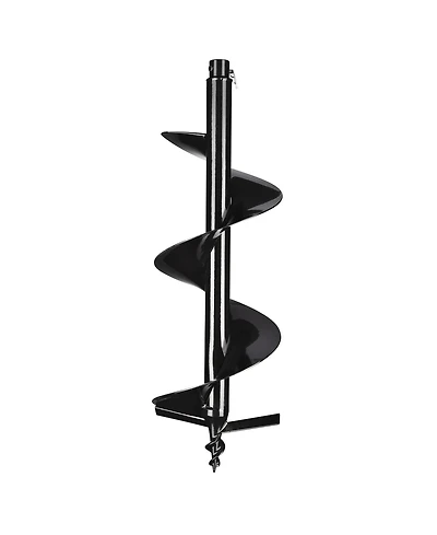 Yescom 10" Earth Auger Bit Bulb Planter Tool Planting Flower Fence Post Garden Spiral Hole Gardening Project