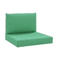 Pallet Cushions 2 pcs Green Oxford Fabric