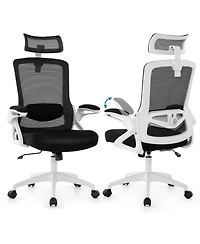 Adjustable Swivel Task Chair Ergonomic Office Chair with Adjustable Lumbar Support