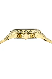 Preston Stainless Steel Gold Tone & Green Men's Watch 1035BPRS