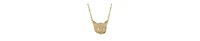 2028 Crystal Cat Face Necklace