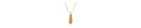 2028 Art Deco Style Etched Glass Pendant Necklace