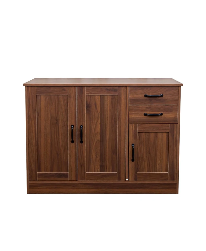 Streamdale Modern Wood Buffet & Sideboard Cabinet with Doors & Drawers - Dining Room Console