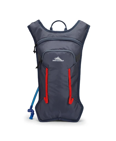 High Sierra HydraHike 2.0 4L Hydration Water Backpack, Gray & Red
