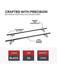 Yakima RoundBar Xl 78 Inch Steel Round Roof Rack System Crossbars, Set of 2