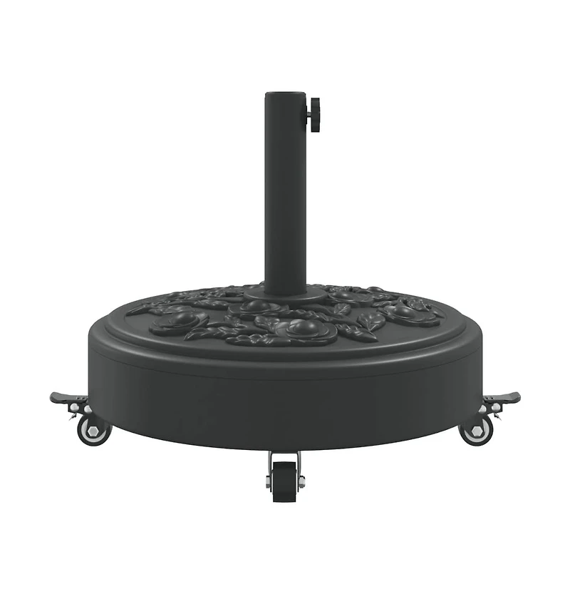 Parasol Base with Wheels for 1.5"/1.9" Poles 59.5 lb Round