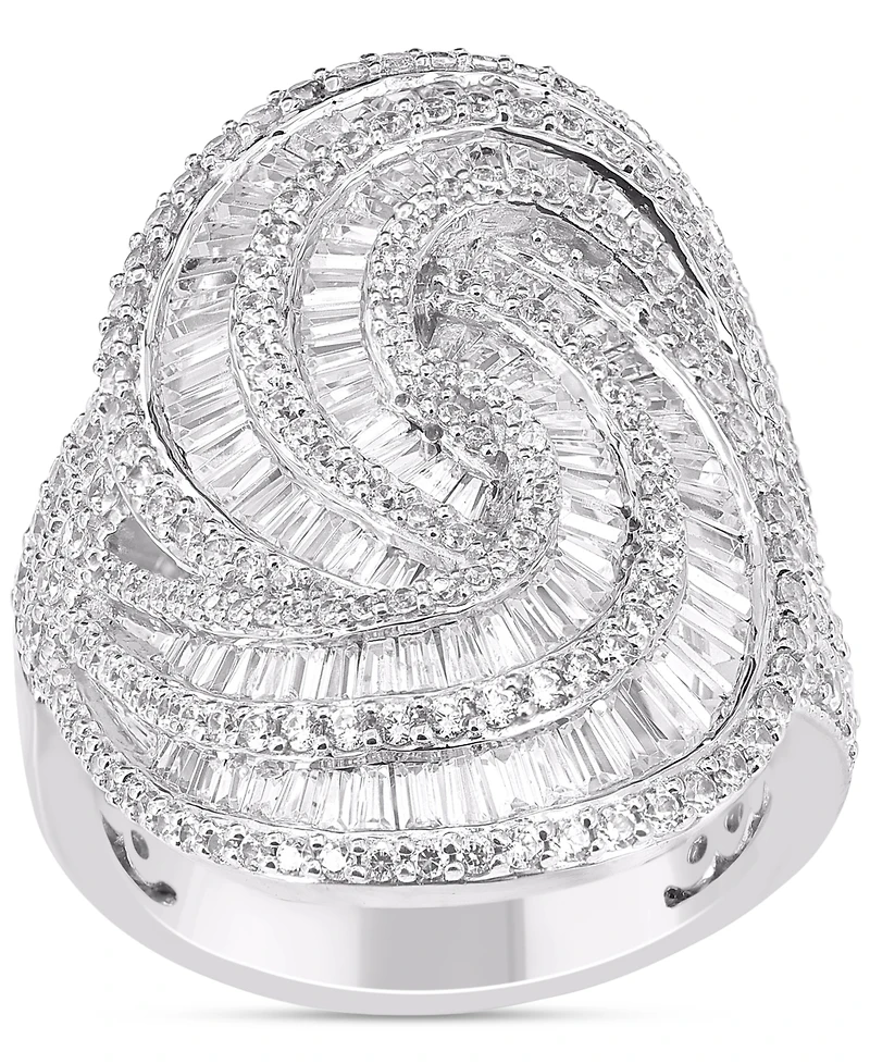 Diamond Swirl Statement Ring (2-1/2 ct. t.w.) in 14k White Gold
