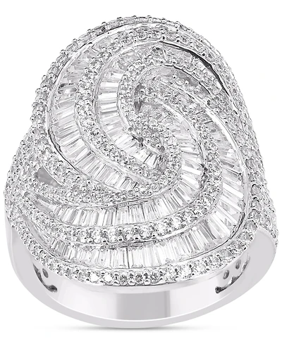 Diamond Swirl Statement Ring (2-1/2 ct. t.w.) in 14k White Gold