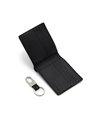 Brooks Brothers Men's Gifting Wallet and Keychain Set