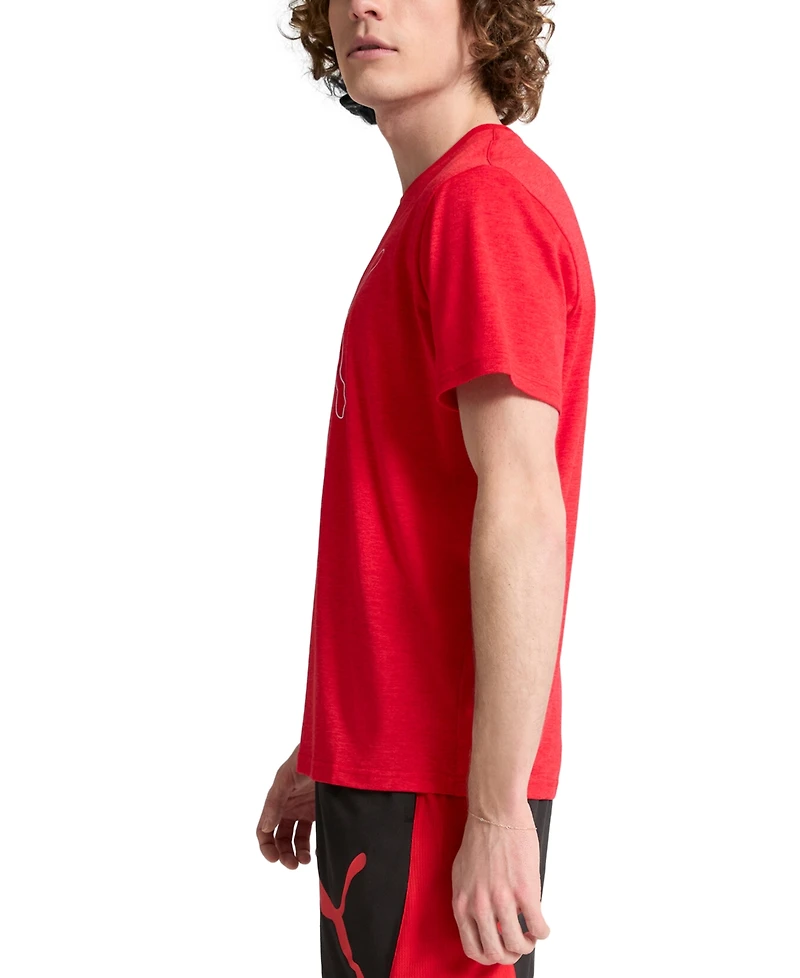 Puma Men's Performance Cat Logo Graphic Training T-Shirt