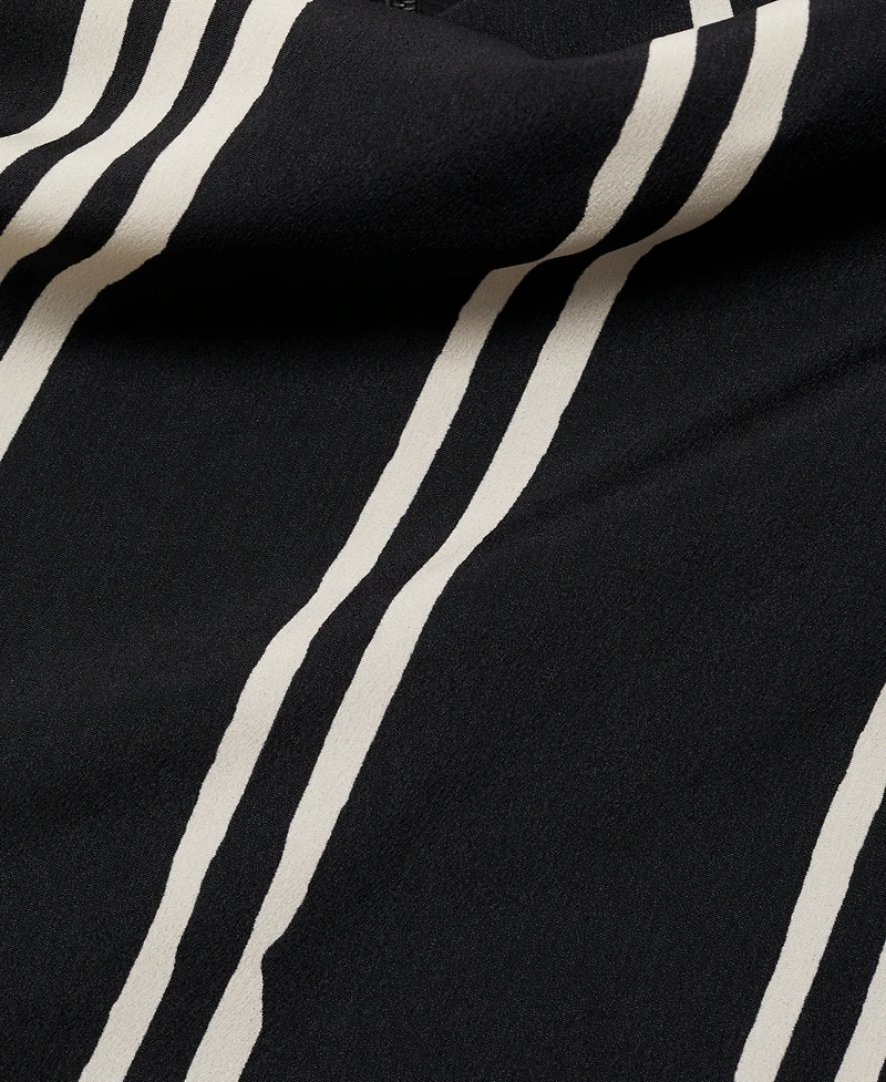 Mango Women's Striped Print Midi Dress