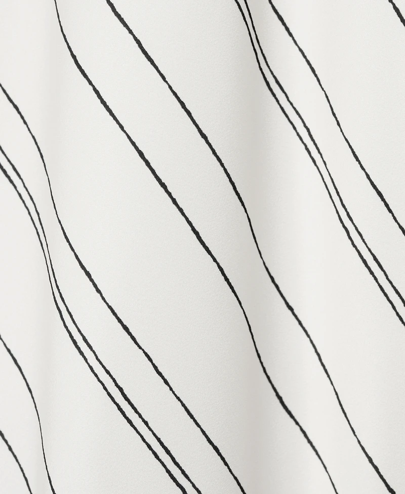 Mango Women's Striped Satin Dress