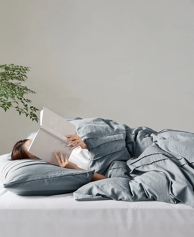 510 Design Porter Pleated 3-Pc. Duvet Cover Set