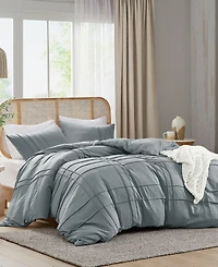 510 Design Porter Pleated 3-Pc. Duvet Cover Set