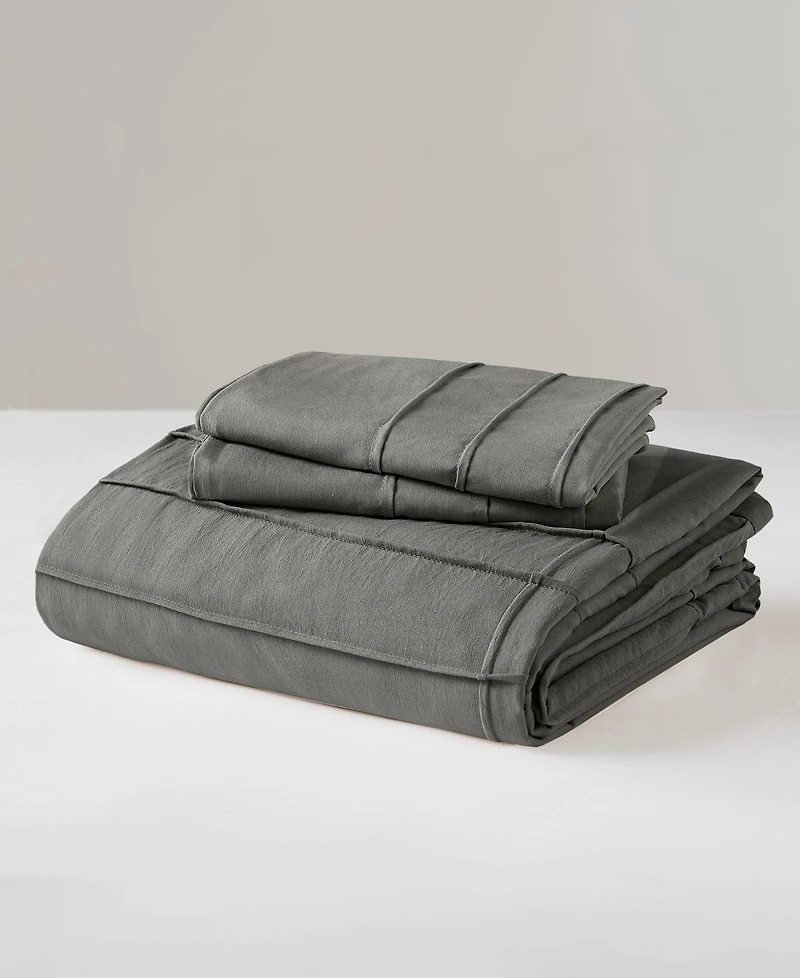 510 Design Porter Pleated 3-Pc. Duvet Cover Set, California King