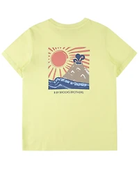 B By Brooks Brothers Big Boys Sun's Out Graphic T-Shirt