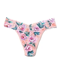 Hanky Panky Women's Printed Signature Lace Original Rise Thong