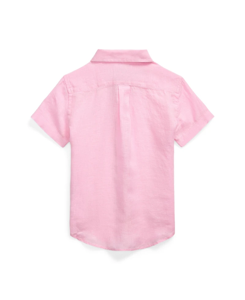 Polo Ralph Lauren Toddler and Little Boys Linen Short Sleeve Shirt