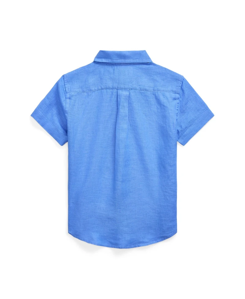 Polo Ralph Lauren Big Boys Short-Sleeve Linen Shirt