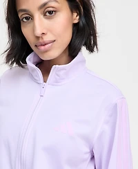 adidas Women's Tricot 3-Stripes Track Jacket