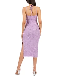 Alex & Sophia Juniors' Embellished Bodycon Midi Dress