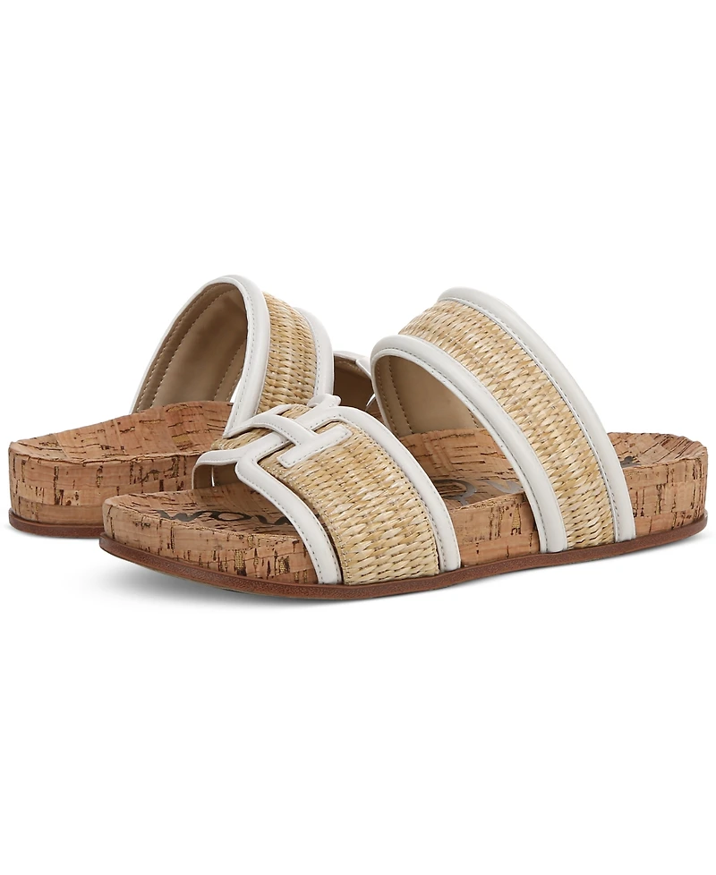 Sam Edelman Women's Rowan Emblem Slide Footbed Sandals
