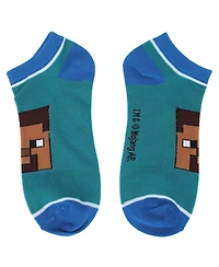 Minecraft Women's Character Heads 5-Pair Ankle Socks