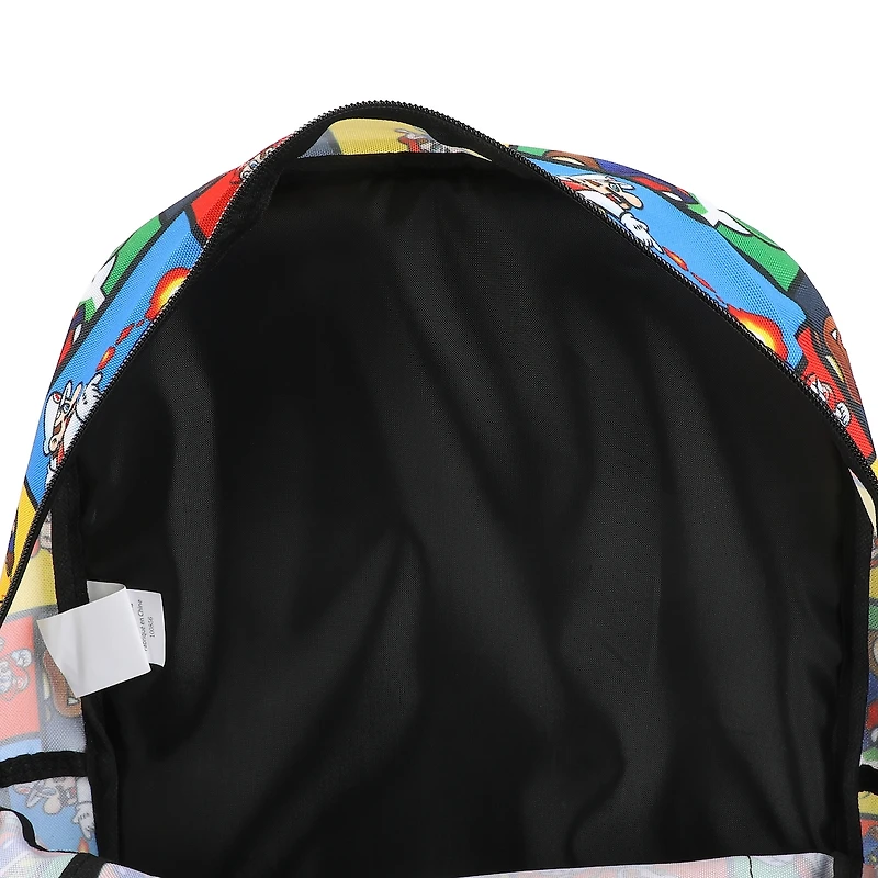 Super Mario Brothers All-Over Print 18” Backpack
