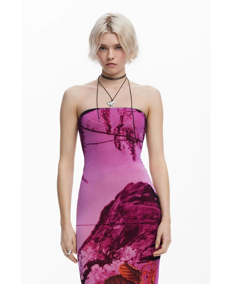 Desigual Women's Dress designed by Mr. Christian Lacroix