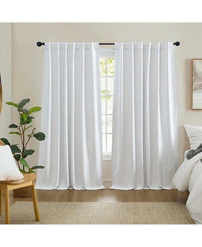 Elrene Home Fashions Solace Solid Max-Blackout Window Curtain Panel