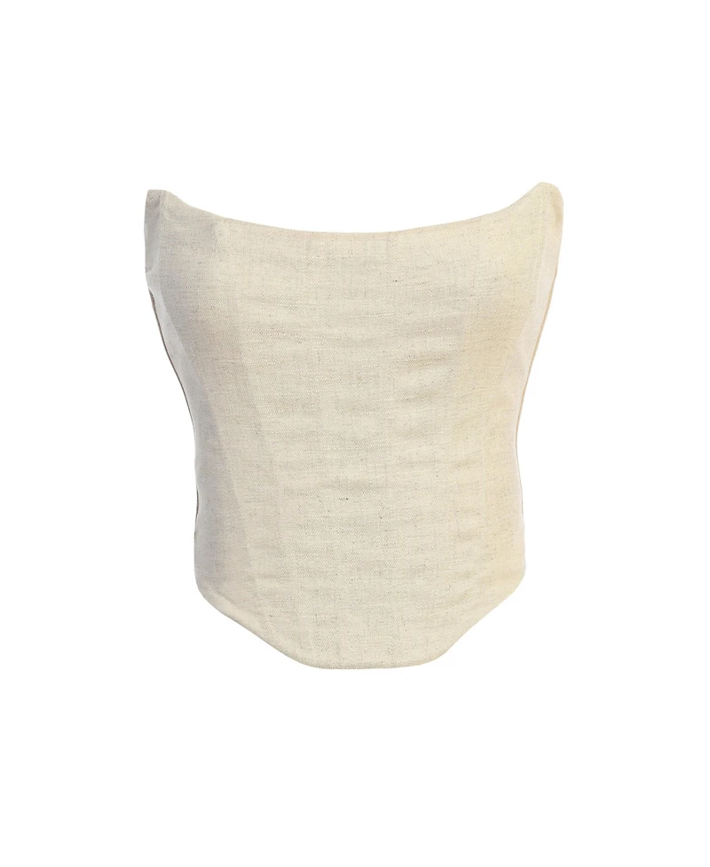Jluxlabel Women's Fenix Reversible Linen Corset