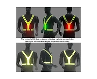 Led Running Vest High Visibility Reflective Vest for