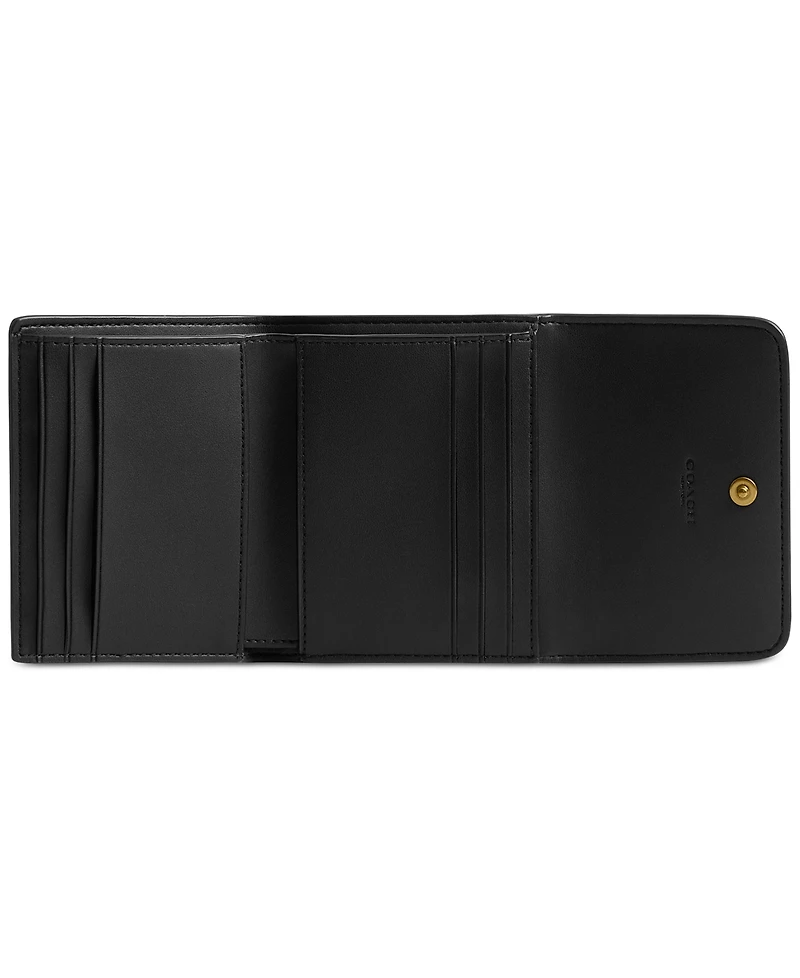 Coach Mila Small Leather Flap Wallet