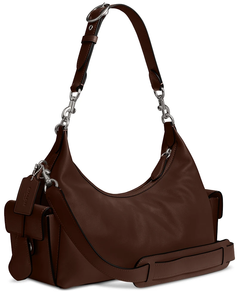 Coach Pocket Medium Leather Juliet Bag 30