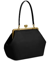 Coach Medium Leather Kisslock Frame Bag