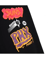 Mitchell & Ness Men's Black Phoenix Suns Slap Sticker Sweatpants