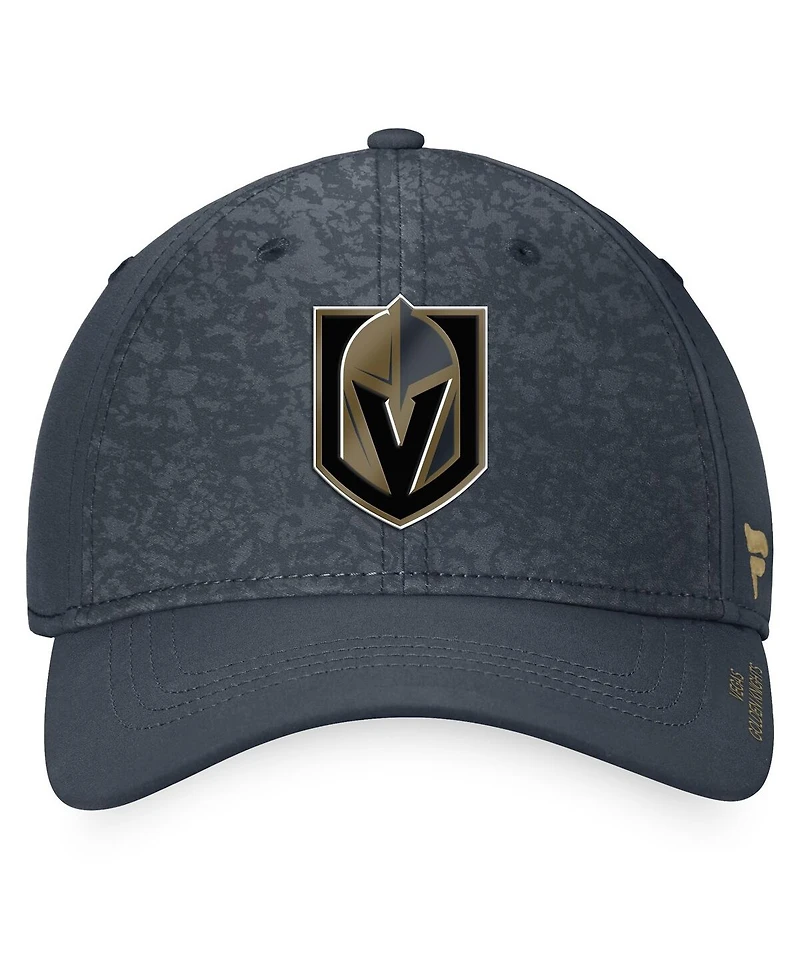 Fanatics Men's Charcoal Vegas Golden Knights Authentic Pro Rink Flex Hat