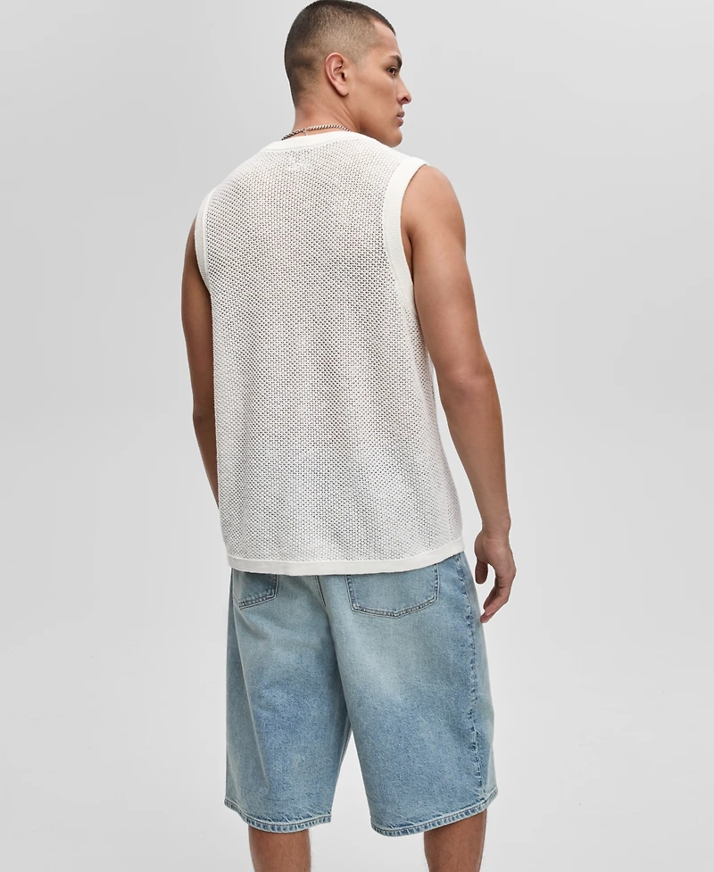 Mode of One Men's Cotton Sweater Tank, Exclusively at Macy's