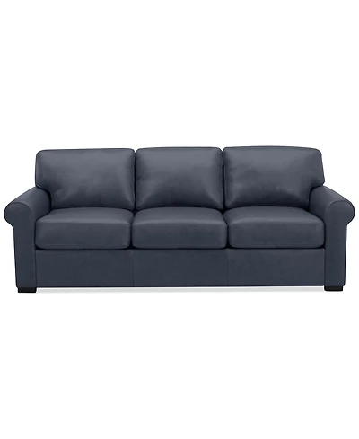 Radley Roll Arm 86" Leather Sofa, Exclusively at Macy's