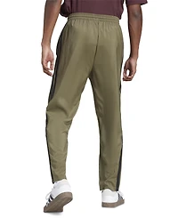 adidas Men's Stanford Essential Three-Stripes Open Hem Track Pants