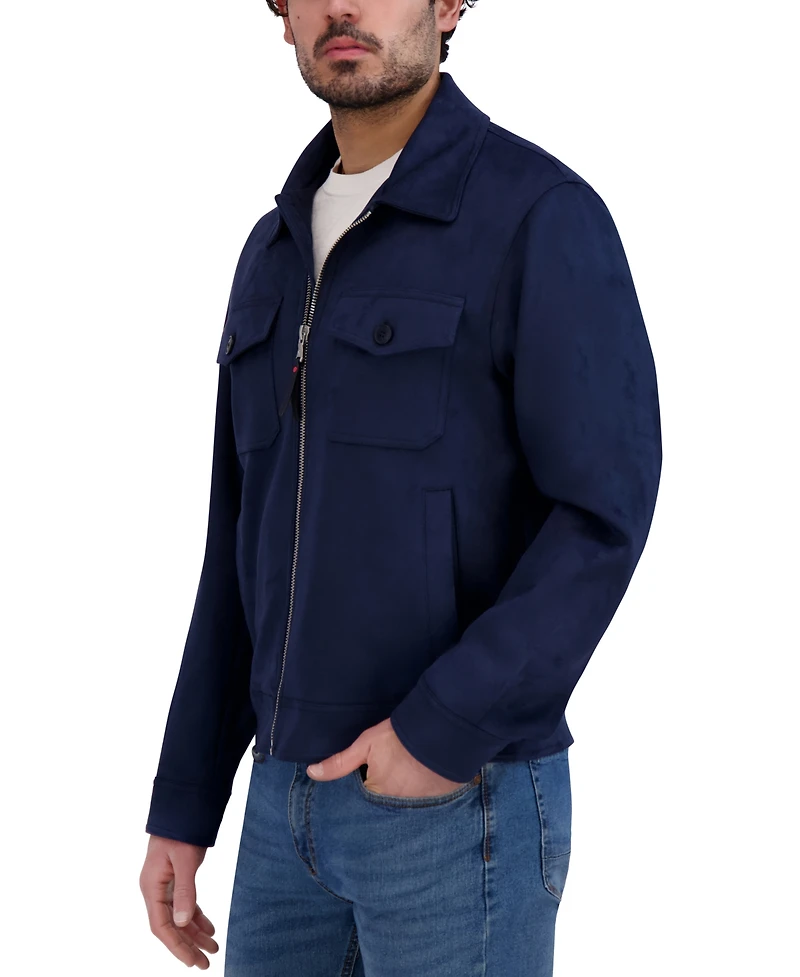 Robert Graham Men's Faux Suede Field Jacket