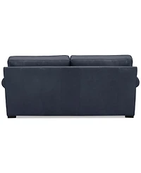 Radley Roll Arm 74" Leather Apartment Sofa, Exclusively at Macy's
