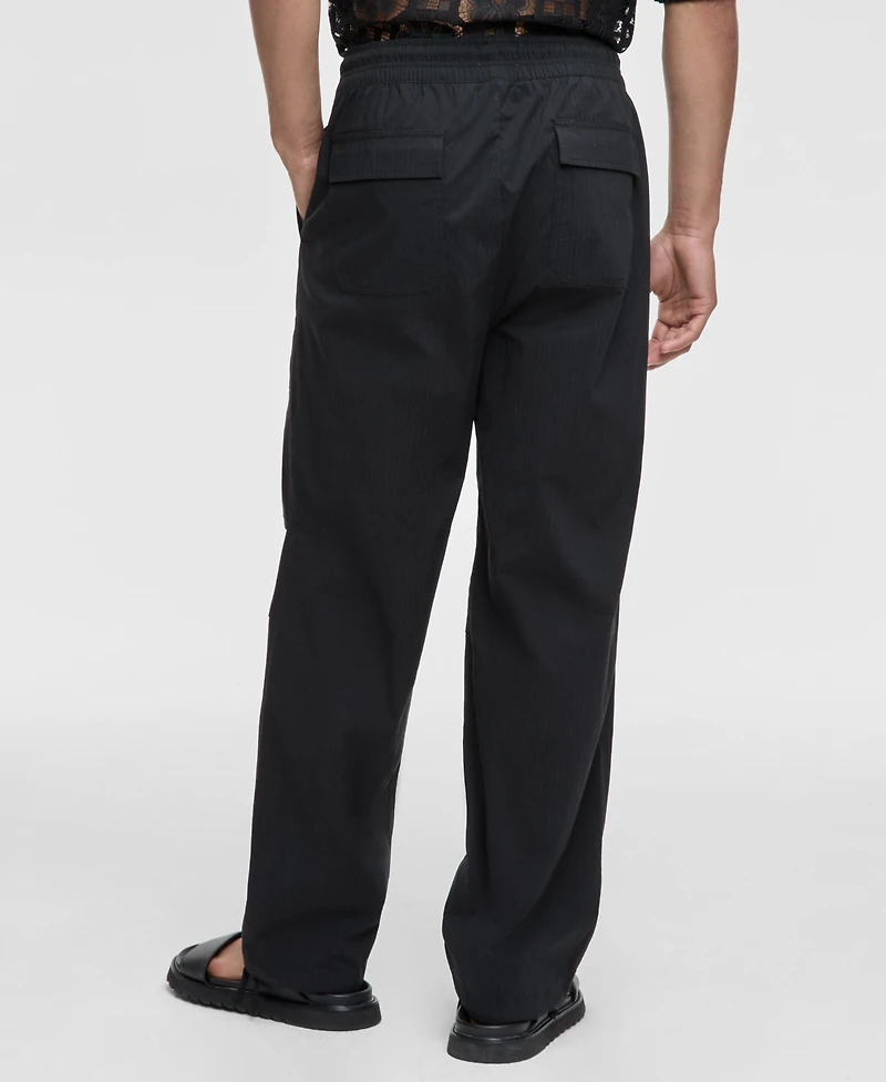 Mode of One Men's Regular-Fit Stretch Ripstop Parachute Pants, Exclusively at Macy's