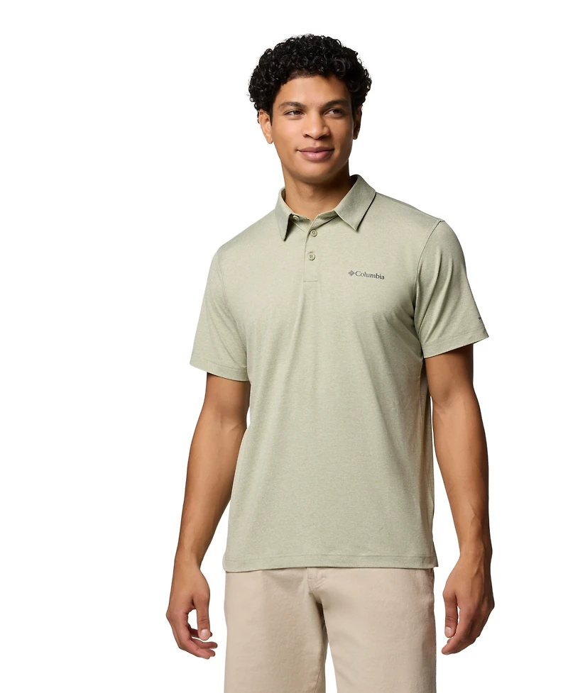 Columbia Men's Carter Short Sleeve Performance Crest Polo
