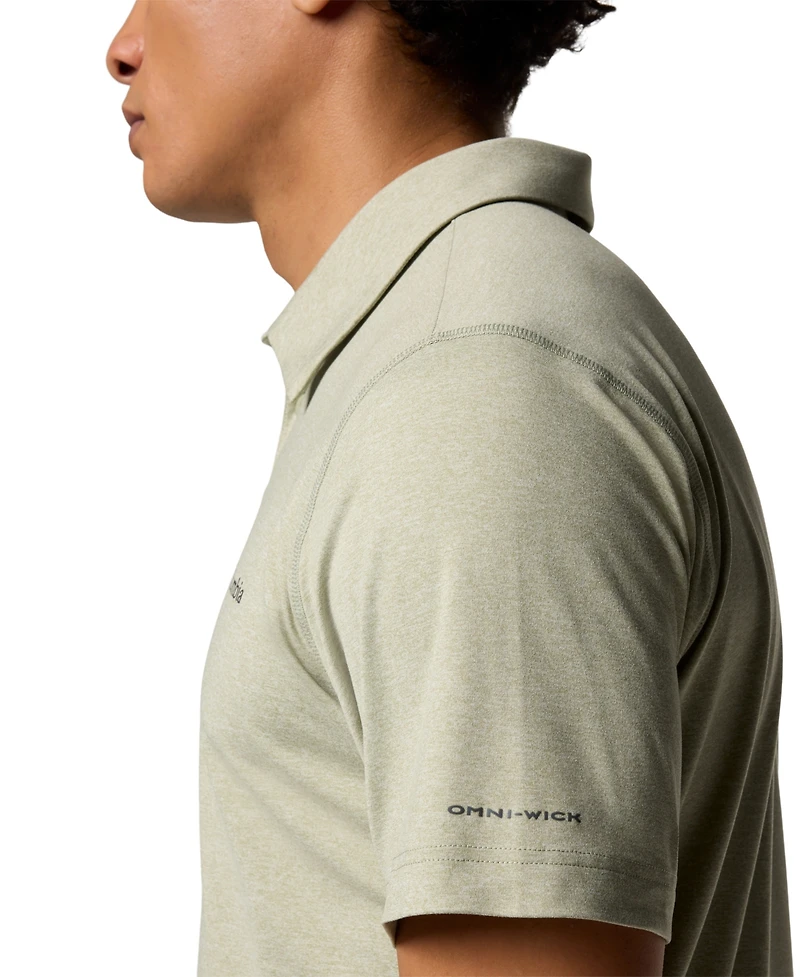Columbia Men's Carter Short Sleeve Performance Crest Polo
