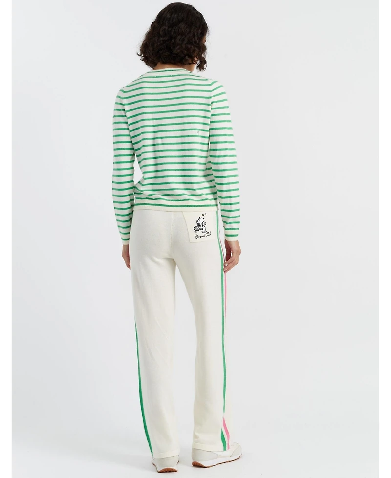 Chinti & Parker Women's Cotton Peanuts Racquet Club Sweater