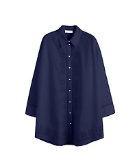 Chinti & Parker Women's Cotton Broderie Shirt Dress