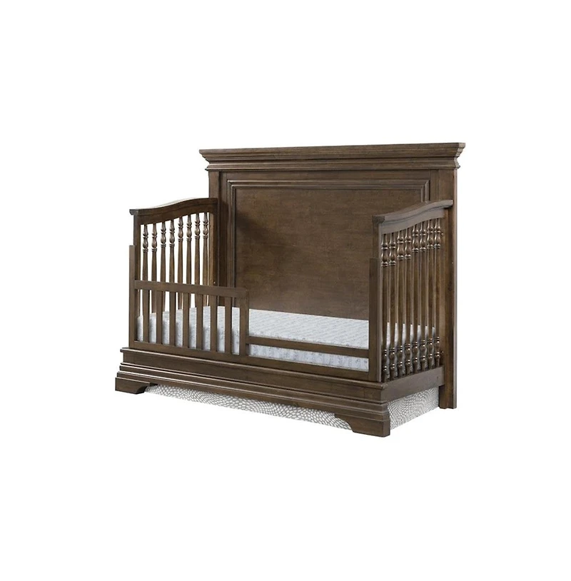 Westwood Design Olivia Traditional Wood Toddler Guard Rail in Rosewood Brown