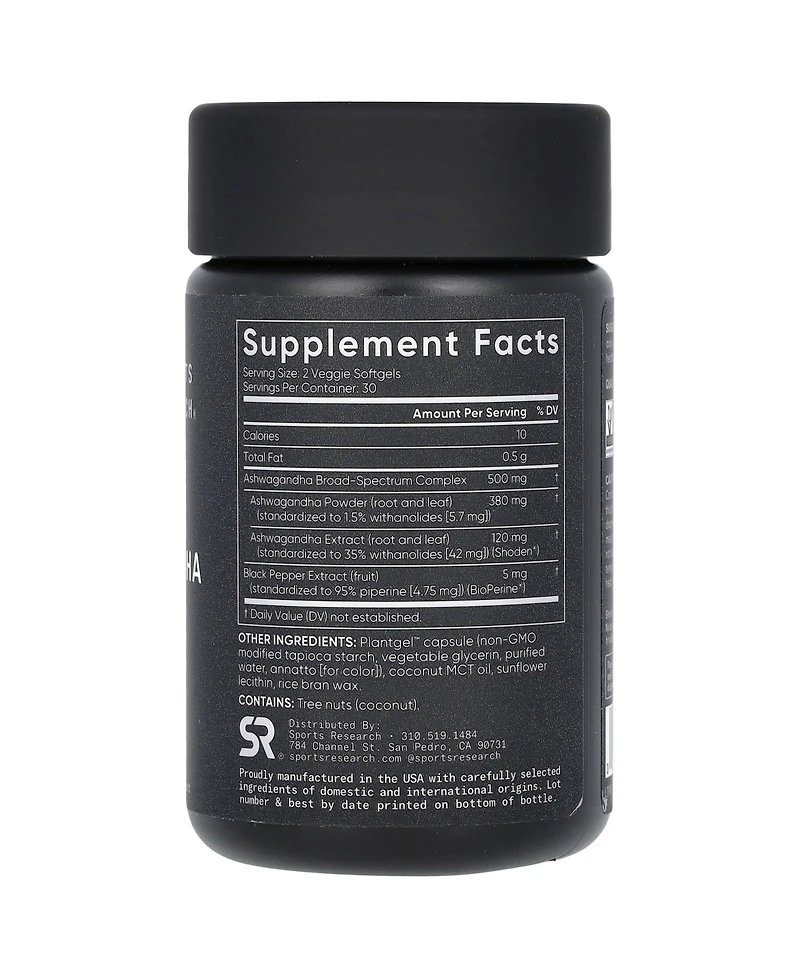 Sports Research Ashwagandha