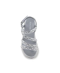 Kenneth Cole Reaction Little and Big Girls Lotus Rina Gladiator Sandals
